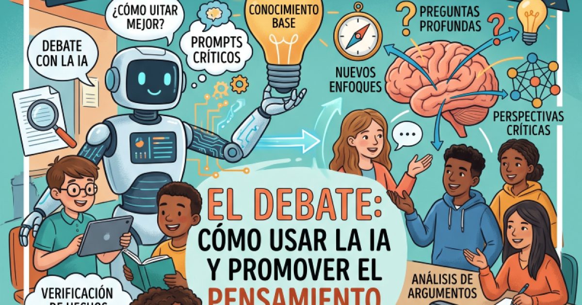 El Debate en el Aula: ¿Cómo usar la Inteligencia Artificial y promover el pensamiento crítico?