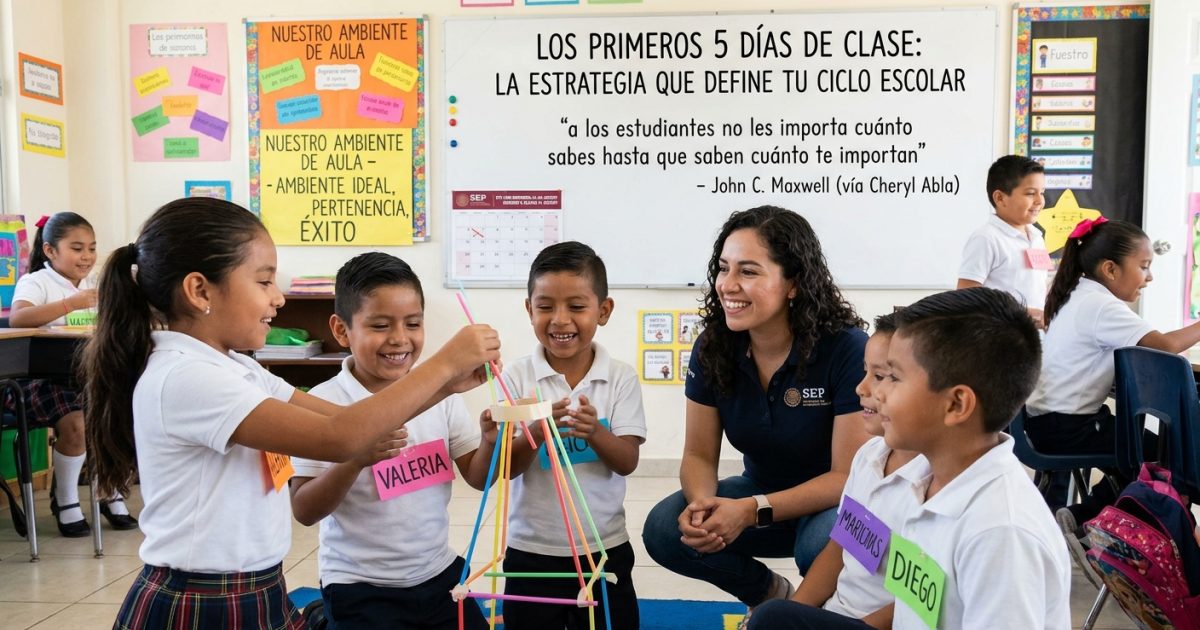 Los primeros 5 días de clase: la estrategia que puede definir todo tu ciclo escolar