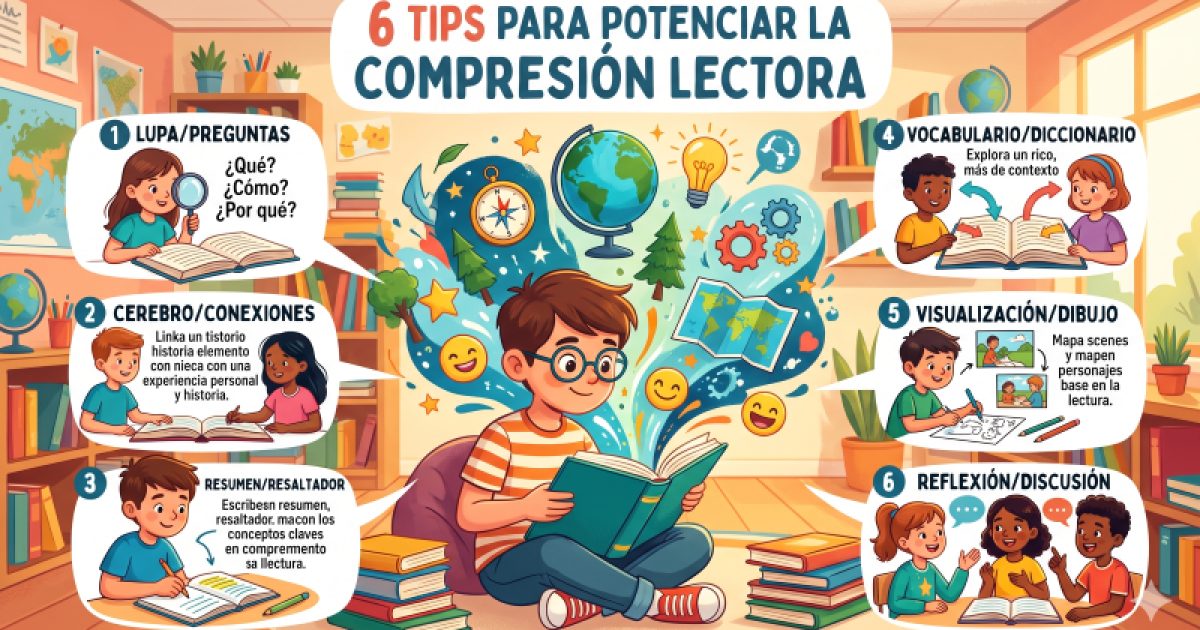 6 Tips para Potenciar la Comprensión Lectora: Más Allá de la Decodificación