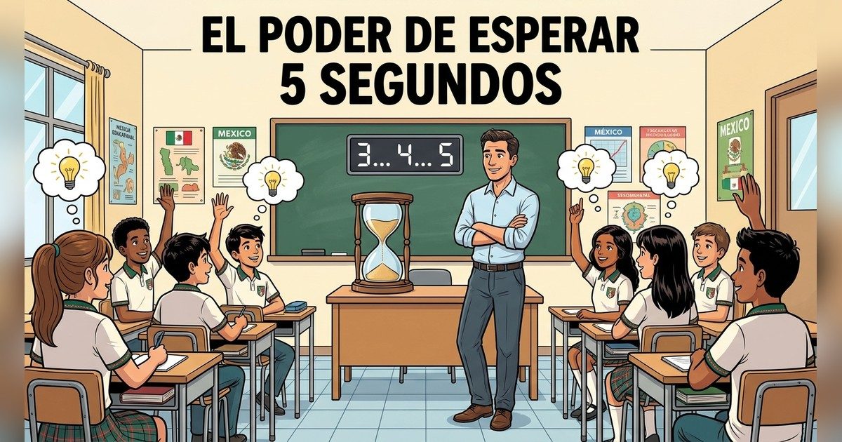 El poder de esperar 5 segundos: cómo el tiempo para pensar cambia la participación en tu aula